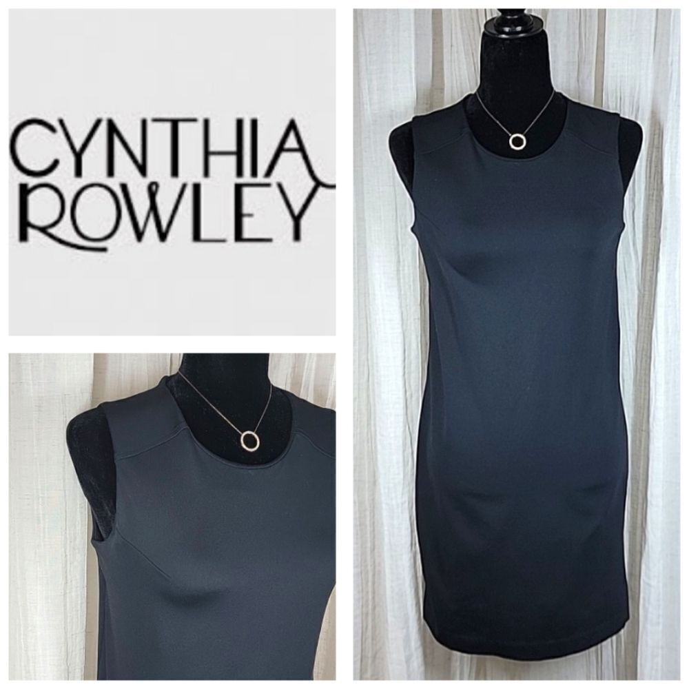 Cynthia Rowley Black Sleeveless Shift Dress